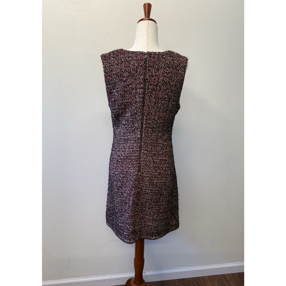 Diane Von Furstenberg Yvette Dress Womens Size 12 Boucle Tweed Preppy Academia - Picture 3 of 9